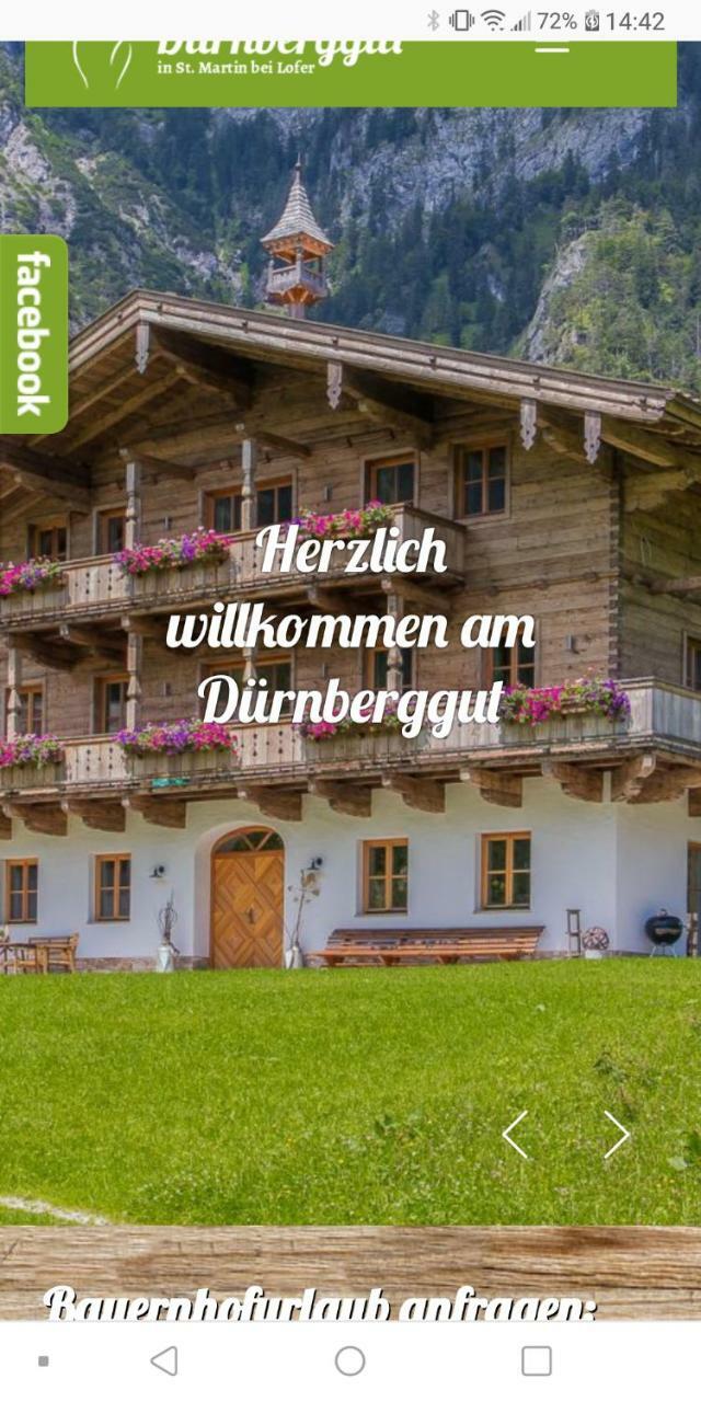 Duernberggut Appartement Sankt Martin bei Lofer Buitenkant foto
